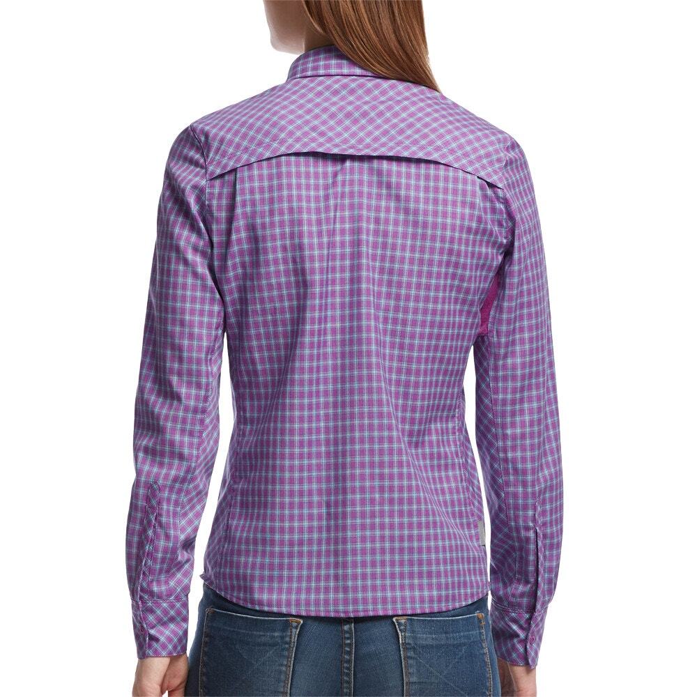 ICEBREAKER Terra LS Plaid Women's Long Sleeve Shirt Size XS - Picture 2 of 8